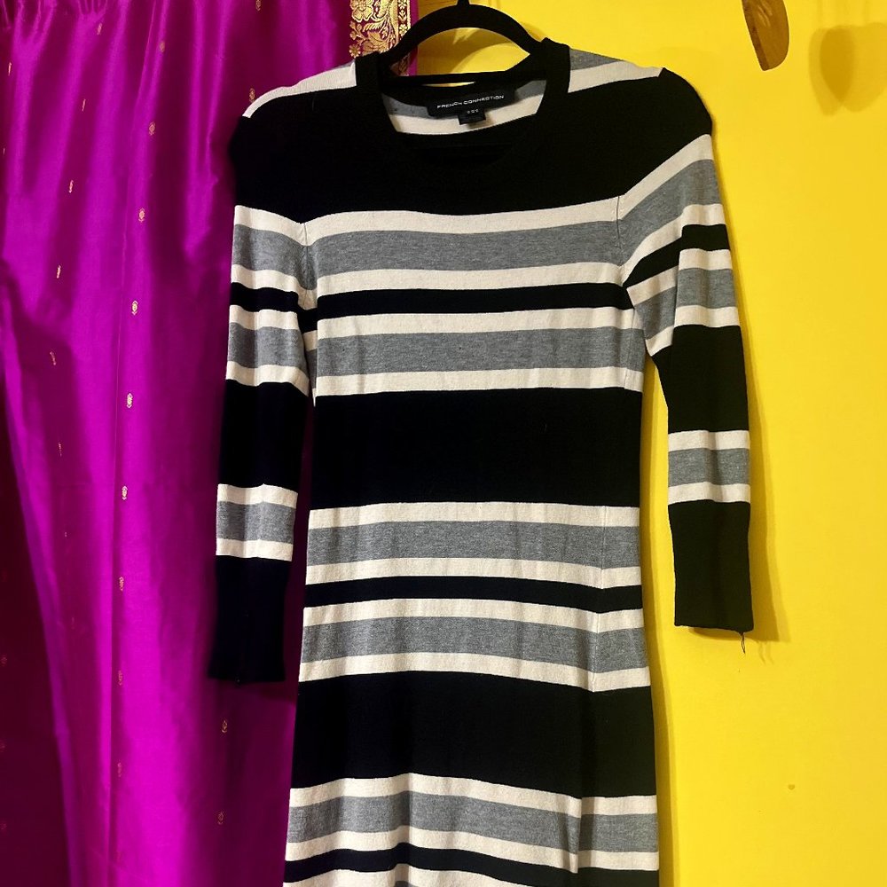 Gorgeous Striped Dress French Connection Md